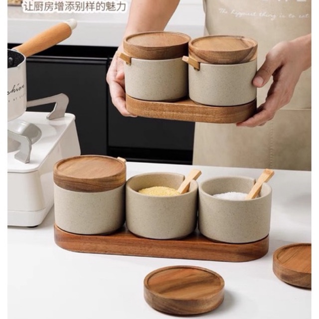Hũ gia vị phong cách vintage