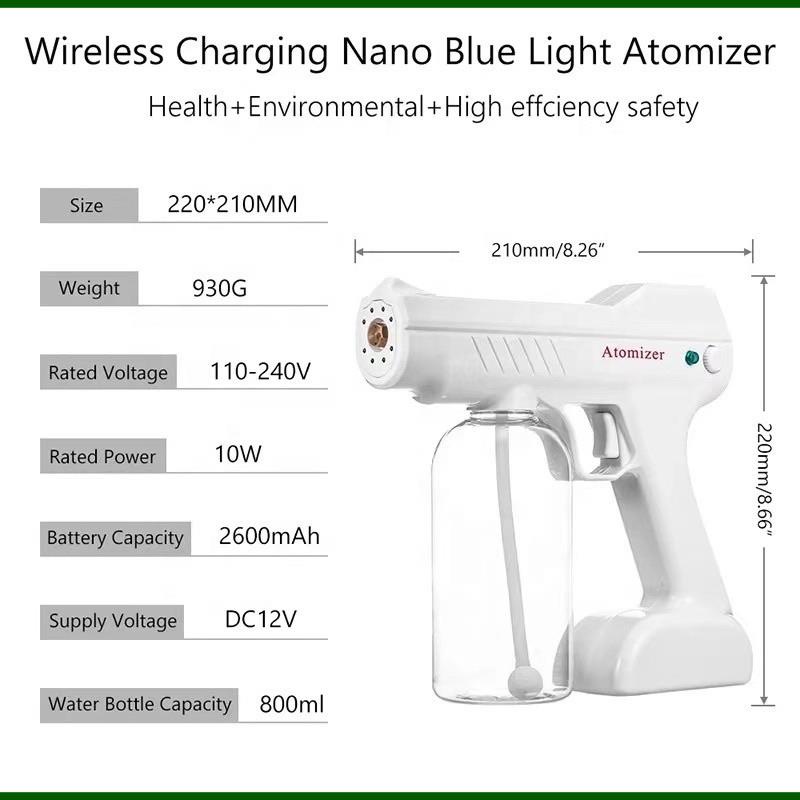 Súng xịt khuẩn, súng khử khuẩn khử trùng nano xịt diệt khuẩn xịt khử khuẩn - Dụng cụ phun cồn sát khuẩn - FREESHHIP