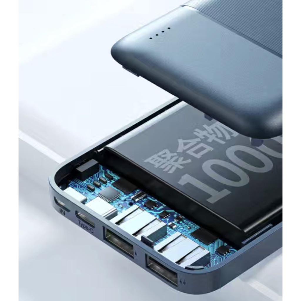 Pin sạc dự phòng Remax RPP-96 10.000mAh được tích hợp 2 cổng USB. Nổi bật bởi thiết kế đó chính hãng