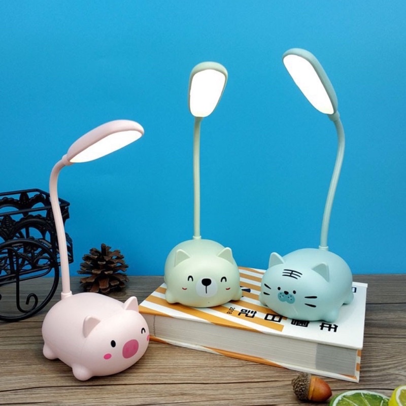 Đèn học để bàn hình thú cute.đèn LED kêt nối USB, đèn MINI trag trí bàn học.