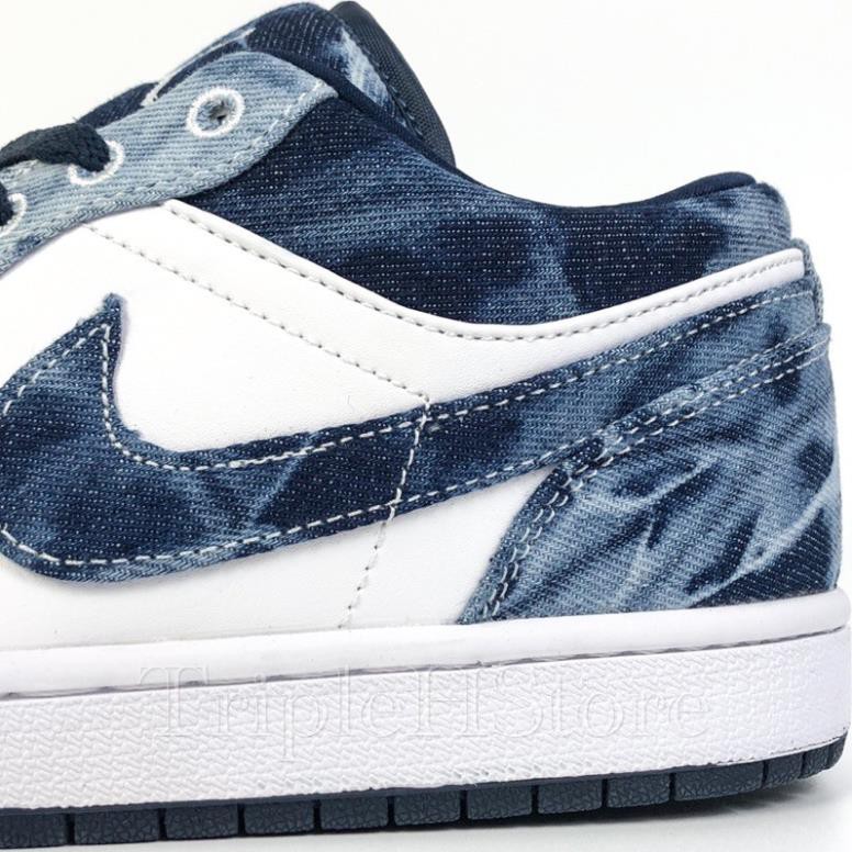 Giày Air Jordan 1 Low Washed Denim