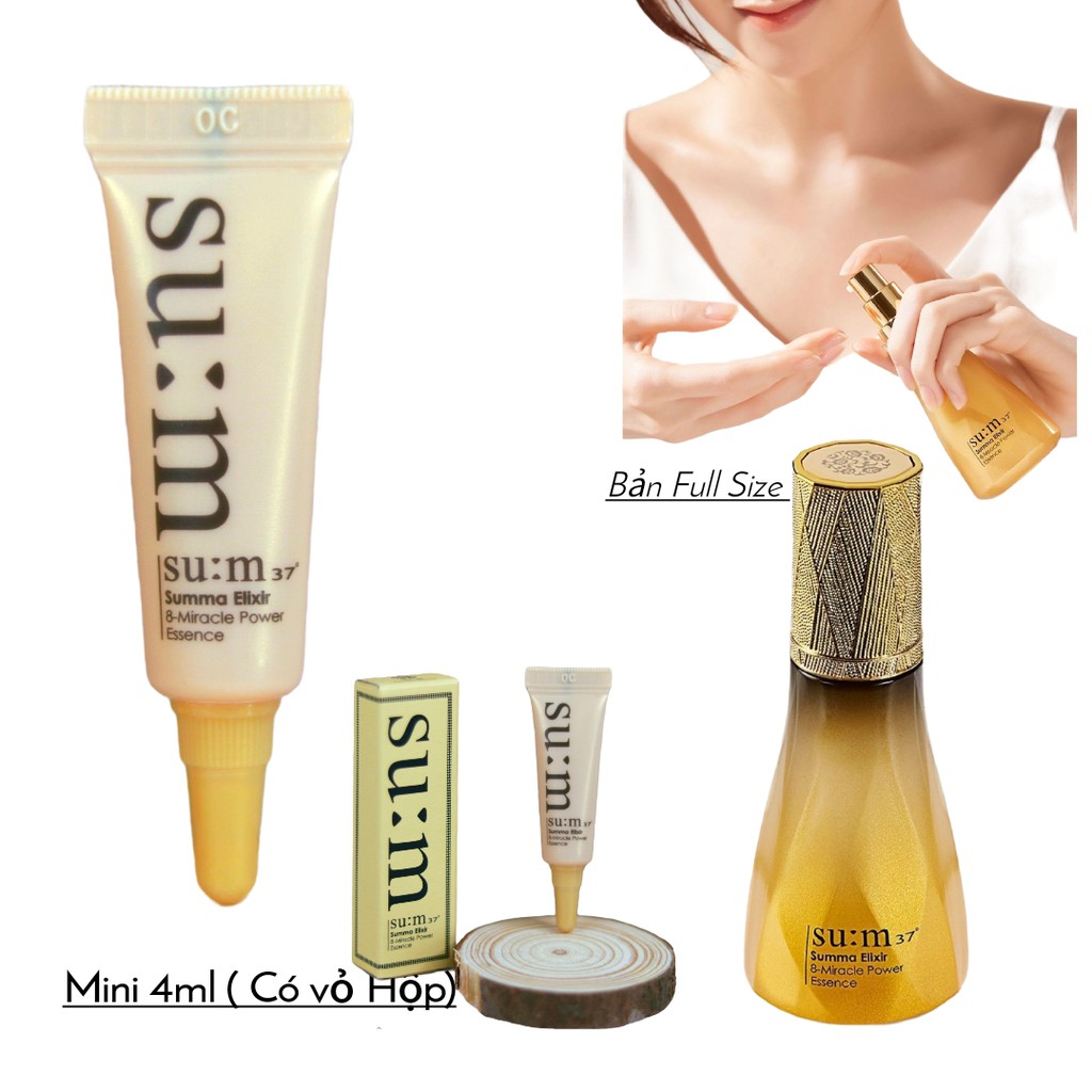 Summa Tinh Chất Tái Sinh Chống Lão Hoá Tăng Đàn Hồi Da Sum37 Summa 8 Miracle Power Essence 4Ml