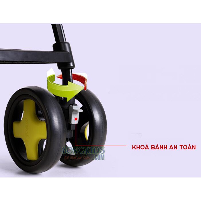 Xe đẩy 2 chiều phối lưới thoáng cao cấp cho bé Seebaby T08