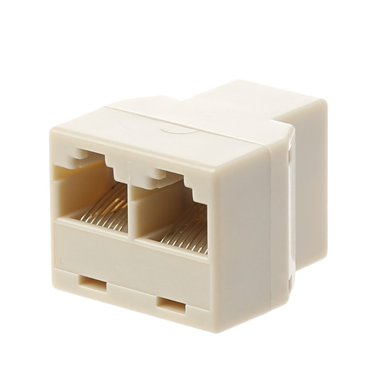 Bộ 3 đầu nối dây cáp mạng LAN RJ45 chia 2 cổng