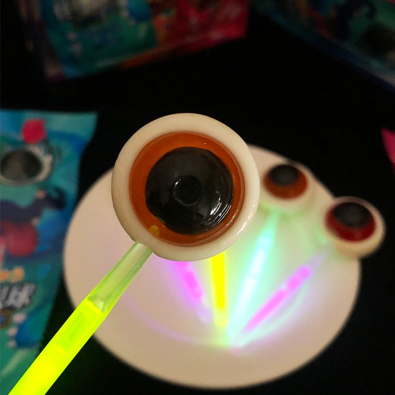 1 cái kẹo con mắt phát sáng halloween
