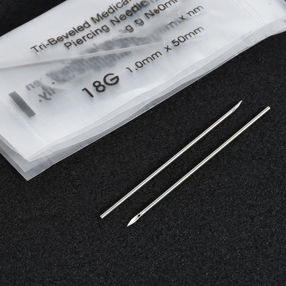 Bộ 10 cây kim xỏ khuyên nhiều kích cỡ 12 / 14 / 16 / 18 / 20g