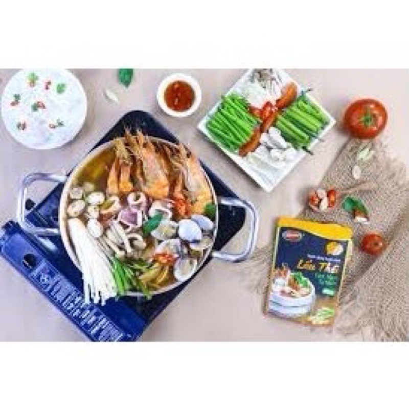 Nước Dùng Hoàn Chỉnh Lẩu Thái BARONA Gói 180g - Nước Cốt Lẩu Thái Pha Sẵn Ngon Chuẩn Vị Không Cần Nêm Nếm