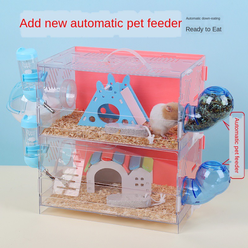 Màu Sắc Lồng Nuôi Chuột Hamster Bằng Acrylic Trong Suốt Cỡ Lớn