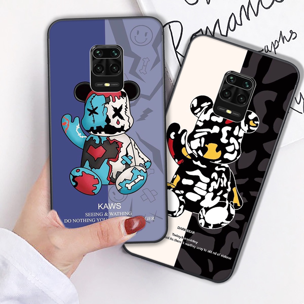 [FREESHIP]ỐP LƯNG XIAOMI REDMI NOTE 9/XIAOMI REDMI NOTE 9S/XIAOMI REDMI NOTE 9 PRO HÌNH BEARBRICK CỰC ĐÁNG YÊU-HOT 2021