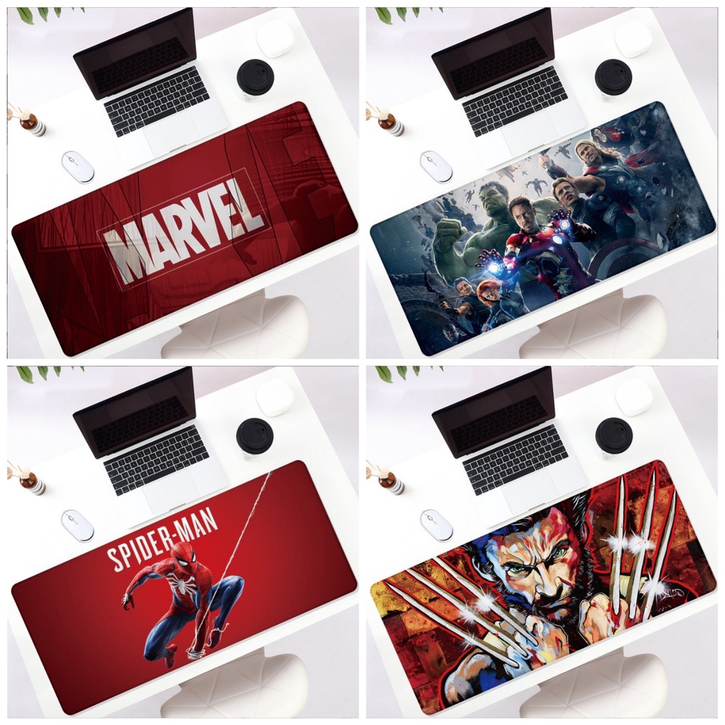 Lót Chuột, Pad Chuột Cỡ Lớn 120x60cm, 90x40cm, 80x30cm Dày Dặn 3mm MARVEL Chuyên Game Chống Trơn Trượt Siêu Bền Siêu Rẻ.
