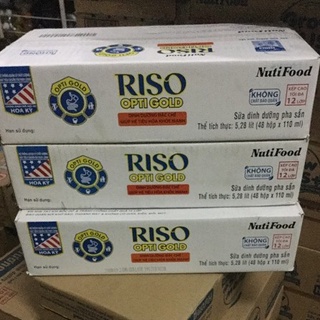 Sữa bột pha sẵn riso opti gold nuti 110ml