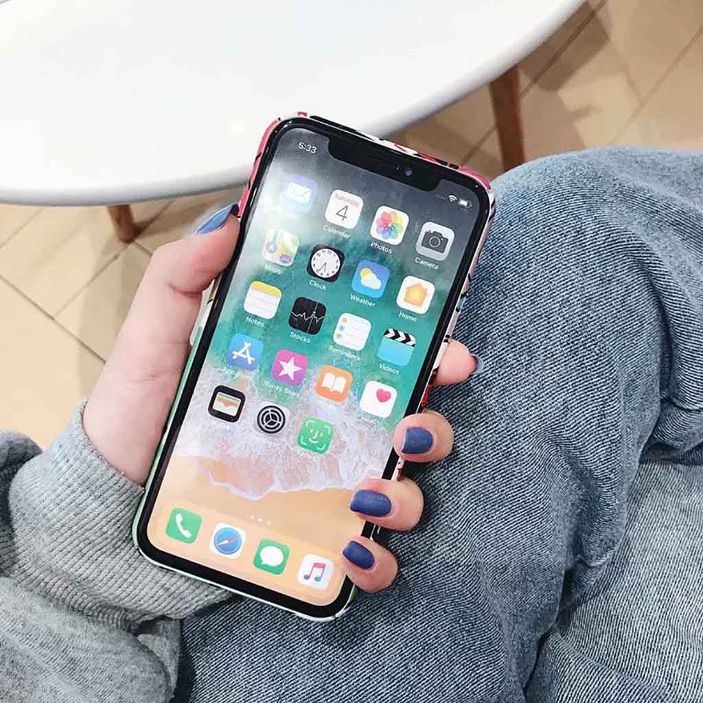 Ốp điện thoại nhựa cứng dạng lưới tỏa nhiệt cho iPhone 5 5s se 6 6S 6Plus 6sPlus 7 8 X 7Plus 8Plus X Xs Xr Xsmax | BigBuy360 - bigbuy360.vn