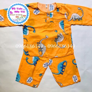 Đồ tole ( lanh) dài bé trai size 2(5-7kg)