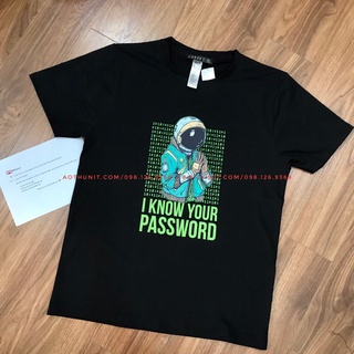 Áo Thun Hacker - I know your password