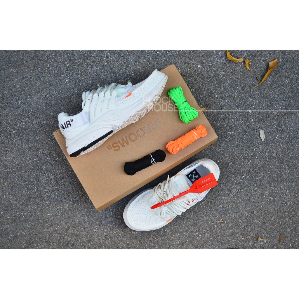 [The Blockhouse] GIÀY N AIR PRESTO OFF-WHITE WHITE (presto OW trắng)