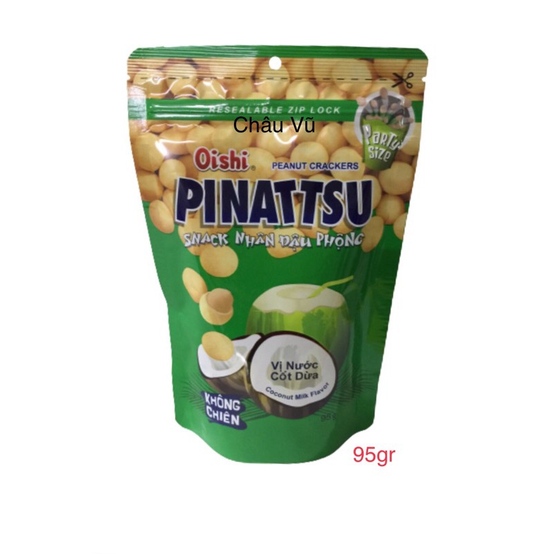 [FLASH SALE] Combo 3 Gói Đậu Phộng cốt dừa PINATTSU 95g