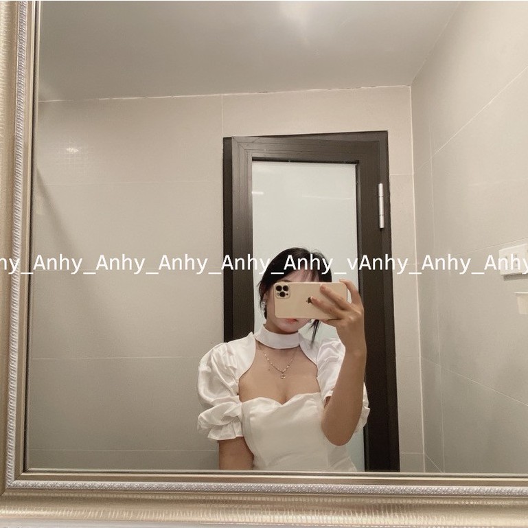 Đầm dự tiệc ôm body nhún tay phồng chất phi thun sang chảnh | BigBuy360 - bigbuy360.vn