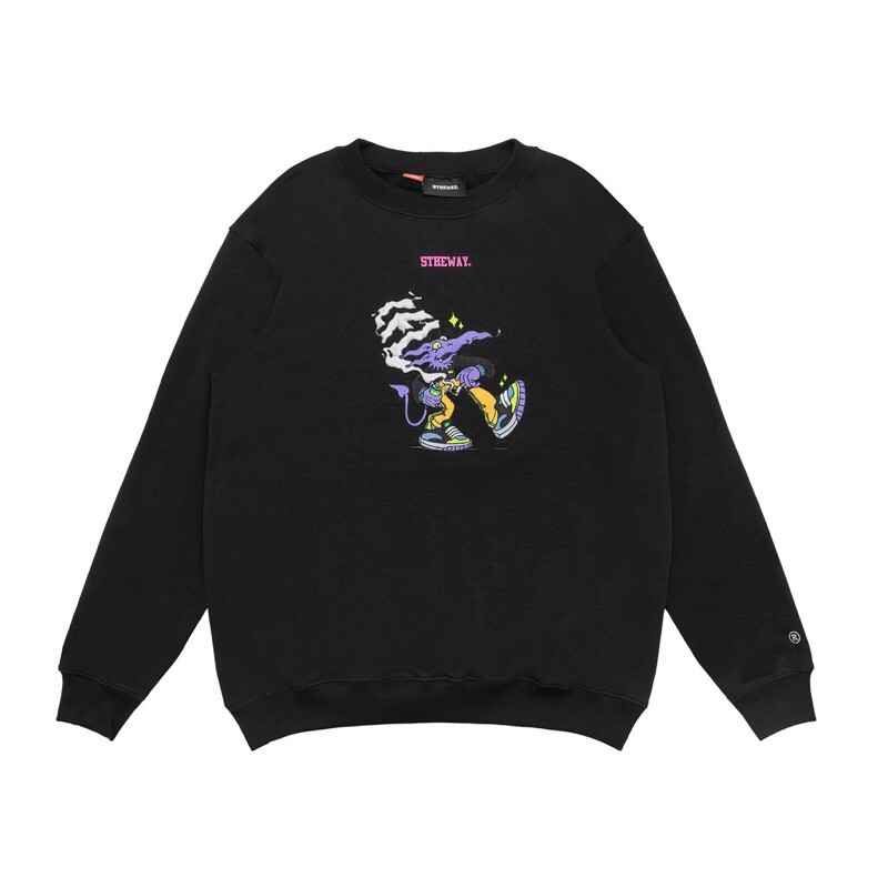 Áo nỉ 5THEWAY /year of the rat/ SWEATER™️ in BLACK