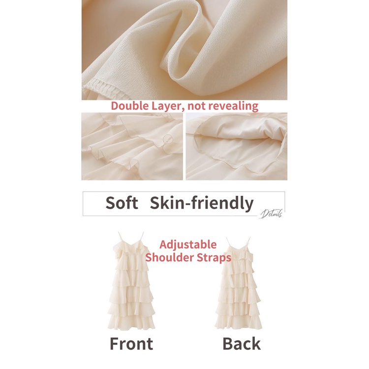 Đầm Midi Hai Dây Cổ Chữ V Thời Trang Mùa Hè Mới 2022