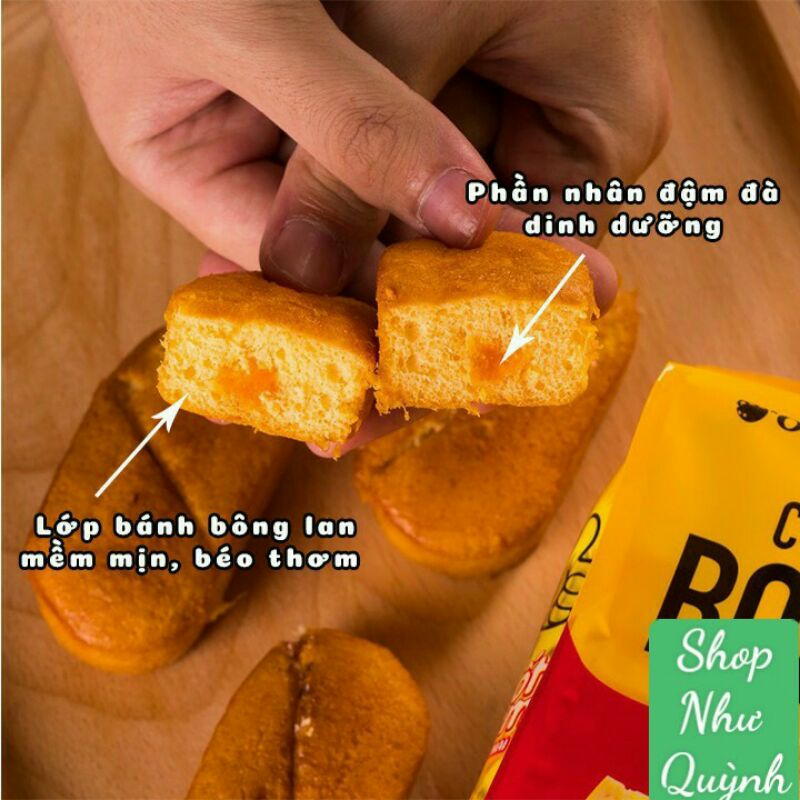 Bánh ăn sáng bông lan orion cest Bon nhân phô mai chảy gói 85G