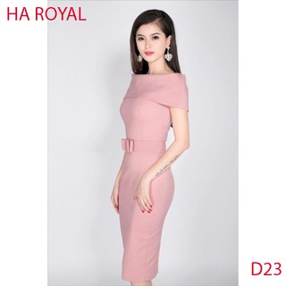 Rập giấy (bản vẽ) đầm body trễ vai