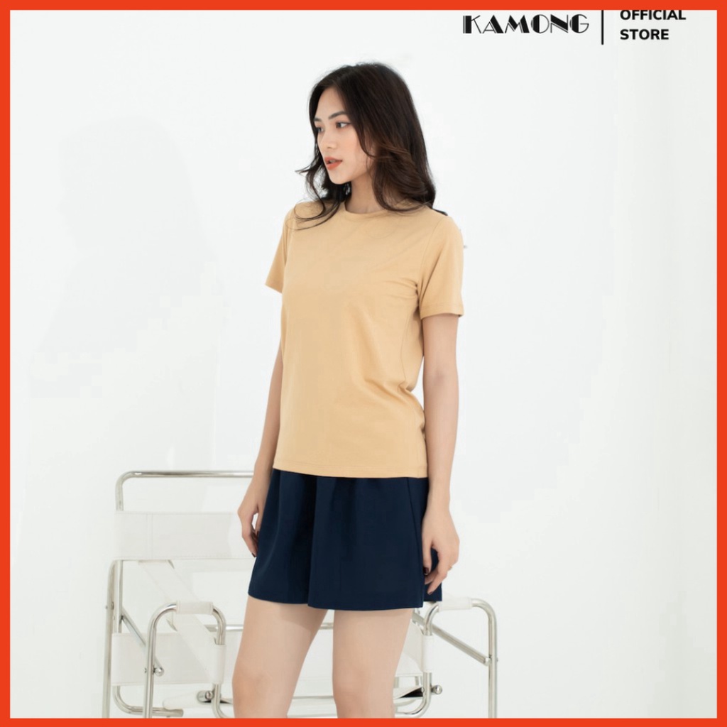 Áo thun nữ cổ tròn tay ngắn UNIE vải cotton 100% cao cấp loại 1
