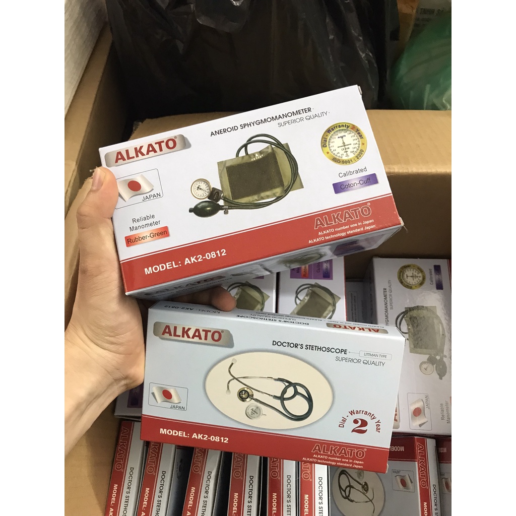 Bộ huyết áp cơ Alkato AK2-0812 chính hãng bảo hành 12 tháng
