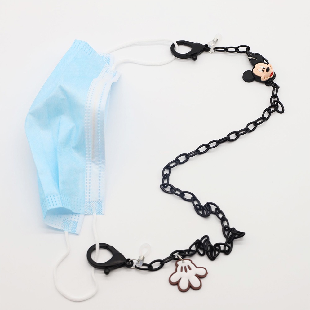 58cm acrylic candy color mask chain glasses chain