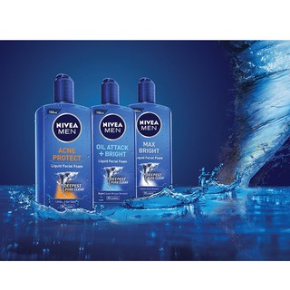 (Date 1/2021) Gel rửa mặt NIVEA MEN sáng da, giảm nhờn 120ml