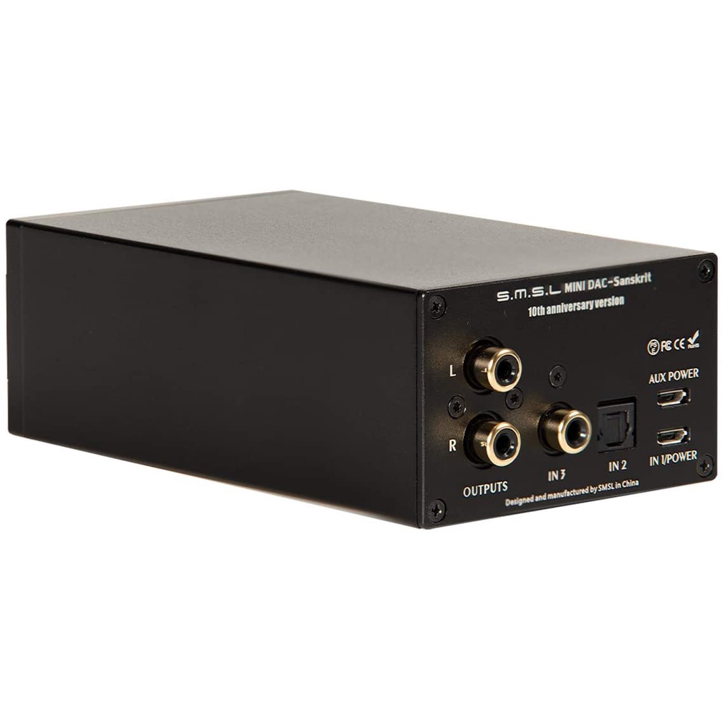 [ Chính hãng ] Bộ giải mã âm thanh DAC SMSL SANSKRIT 10th- V2 DAC 32bit/384kHz DSD256 Cao Cấp