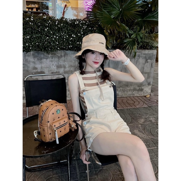 Yếm quần kaki 3 cúc đủ màu siêu đẹp