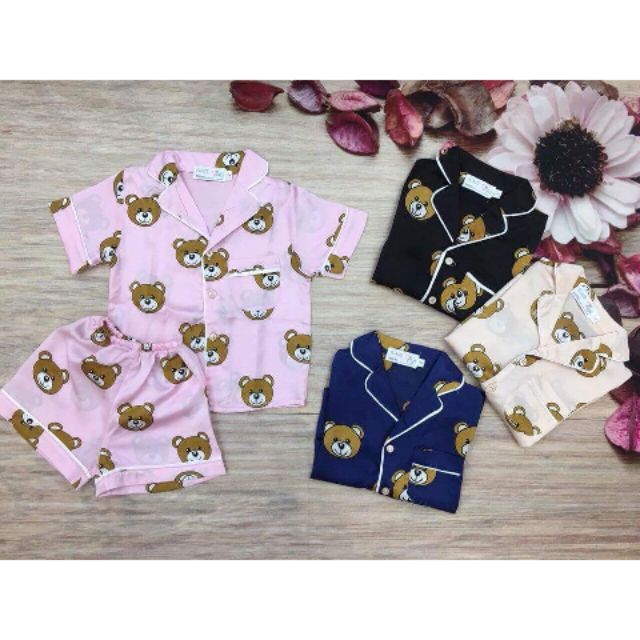 Bộ bizama lụa cho bé trsi và gái