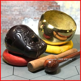 Bộ Chuông Đồng - Mõ Gỗ Size Trung - 6996