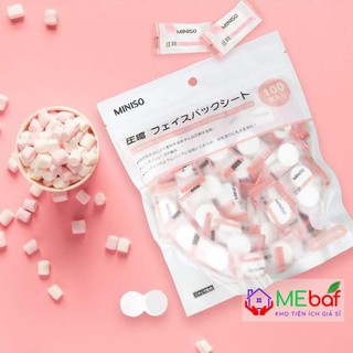 Mặt Nạ Giấy Nén Miniso Nhật Bản cấp ẩm thải độc