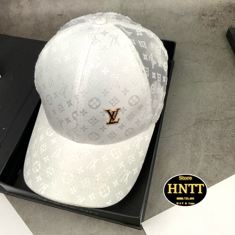 Mũ Lưỡi Trai Phối Lưới Von in LV Gắn Logo Cao Cấp Giá Rẻ Thời Trang Nam Nữ