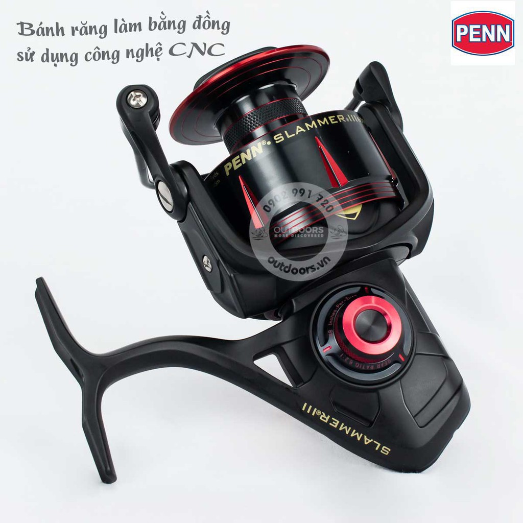 Máy đứng câu cá Penn Slammer III SLAIII 6500HS/ 8500HS