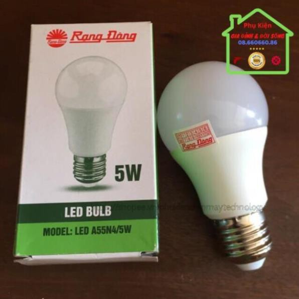 [FREESHIP- THANH LÝ]  Bóng đèn Led Rạng Đông 5W [ BH 12T ]