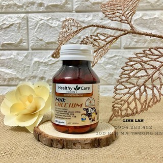 Canxi Sữa Healthy Care Lọ 60 Viên Cho Bé
