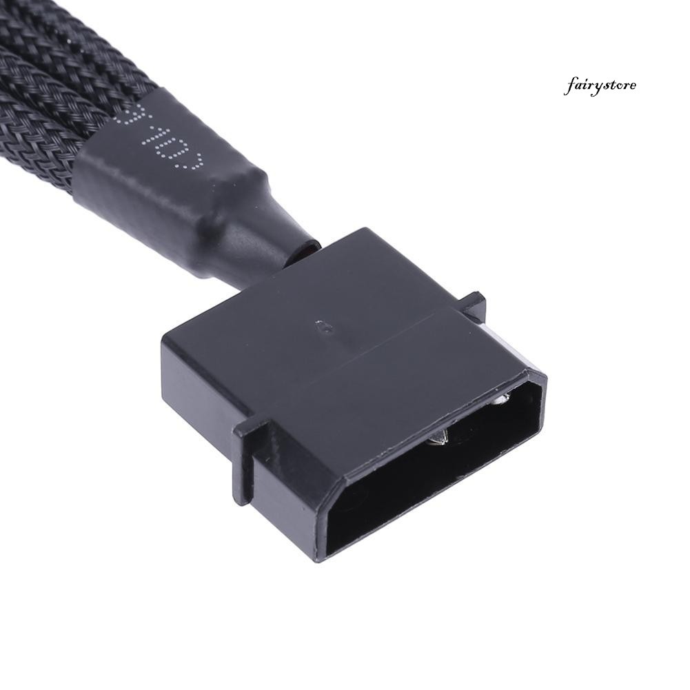 Dây Cáp Chia Cổng 4-pin Ide Sang 4 Cổng 3-pin Cho Quạt Tản Nhiệt Máy Tính