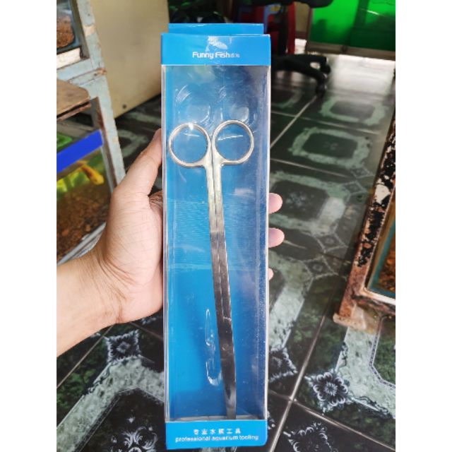 KÉO GỢN SÓNG CÂY THỦY SINH HỒ CÁ DÀI 23CM