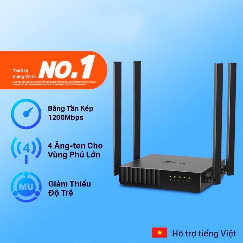 Bộ phát wifi băng tần kép chuẩn AC 1200 TP-Link Archer C54 chính hãng | WebRaoVat - webraovat.net.vn