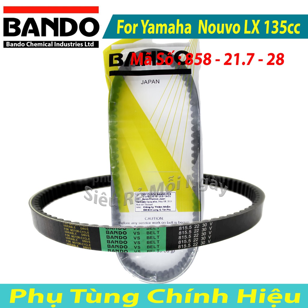 Dây Curoa Yamaha Nouvo LX135 Bando Thái Lan