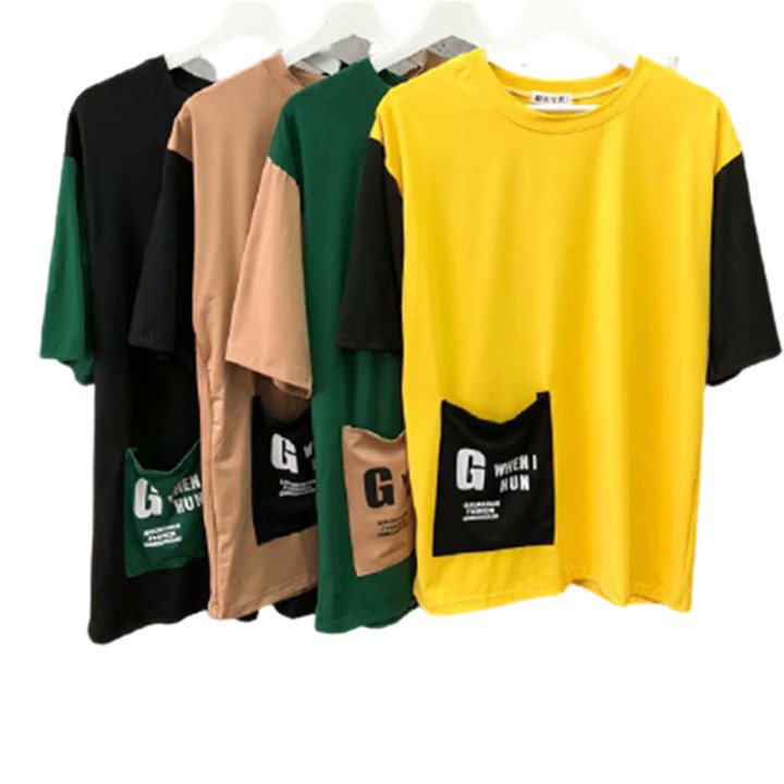 áo thun tay lỡ unisex Nam Nữ form rộng thun cotton DHL swap phong cách Ulzzang. | BigBuy360 - bigbuy360.vn