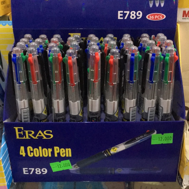 Bút bi 4 màu eras E789