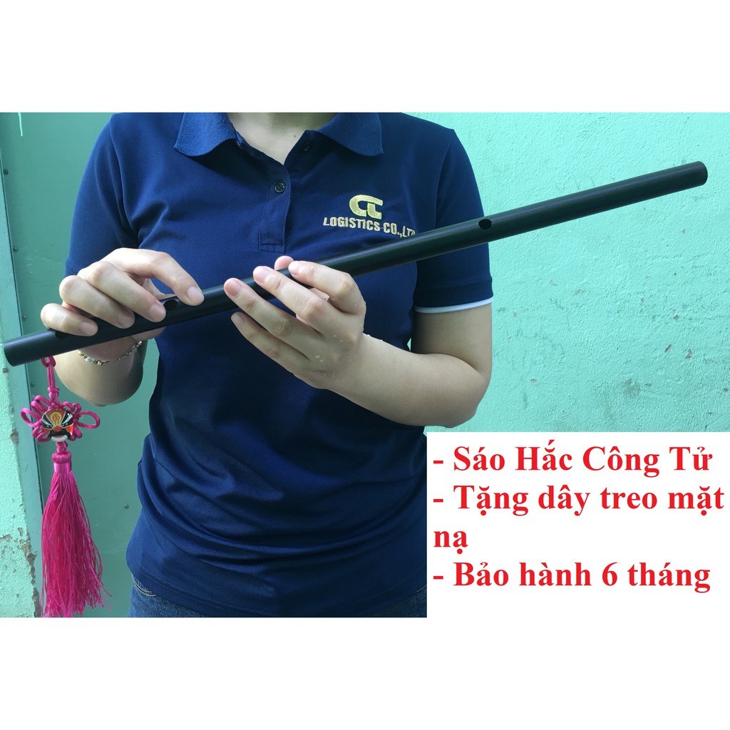 Sáo Trúc Hắc Công Tử ✔ ( Đã kiểm định ) BH 6 tháng - Sáo Trúc Màu Đen Cực Đẹp