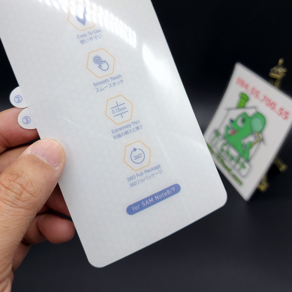 [Mặt Trước-Ảnh Thật] Dán Dẻo PPF Samsung Note 8/ Note 9 Trong Suốt/ Nhám