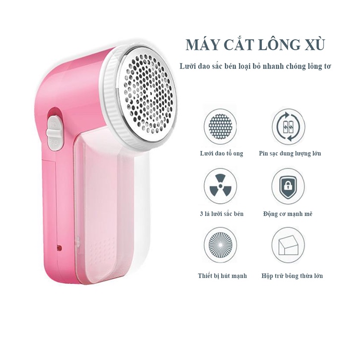 Máy cắt lông xù, cắt lông áo siêu bền tiện lợi