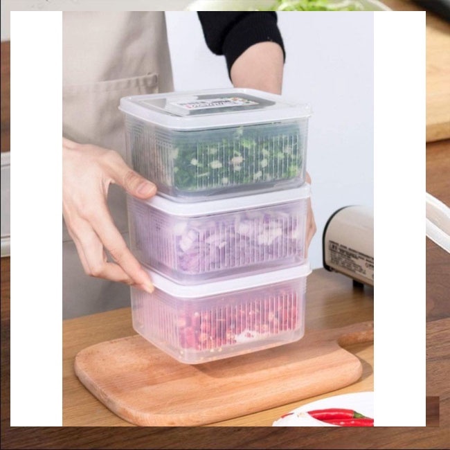 Hộp thực phẩm nayaka nhập khẩu Nhật Bản 2 lớp Tiện Lợi 1.1L - 1.2L