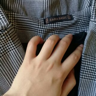 (HÌNH THẬT) Áo khoác Blazer kẻ caro