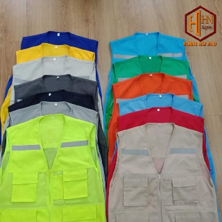 Áo gile gió phản quang